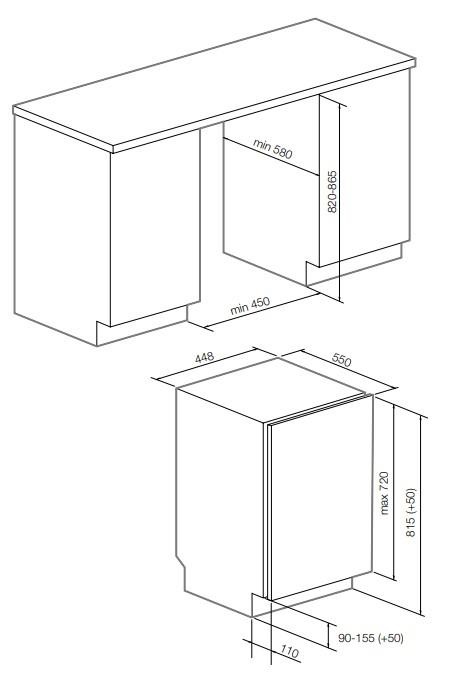 Посудомоечная машина Comfort Graude VGE 45.0